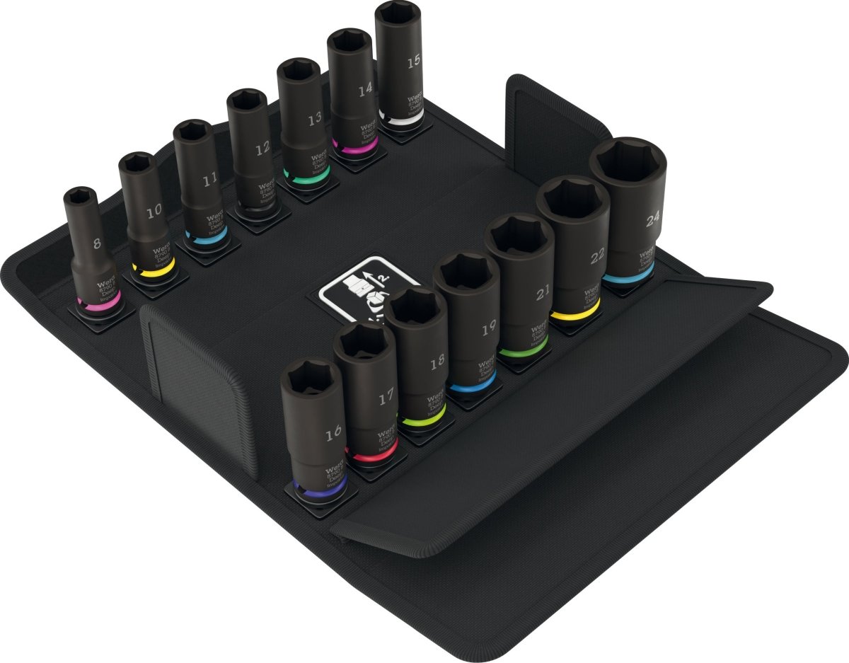 Wera 8790 B Impaktor Deep Set 1 Socket Set 3/8