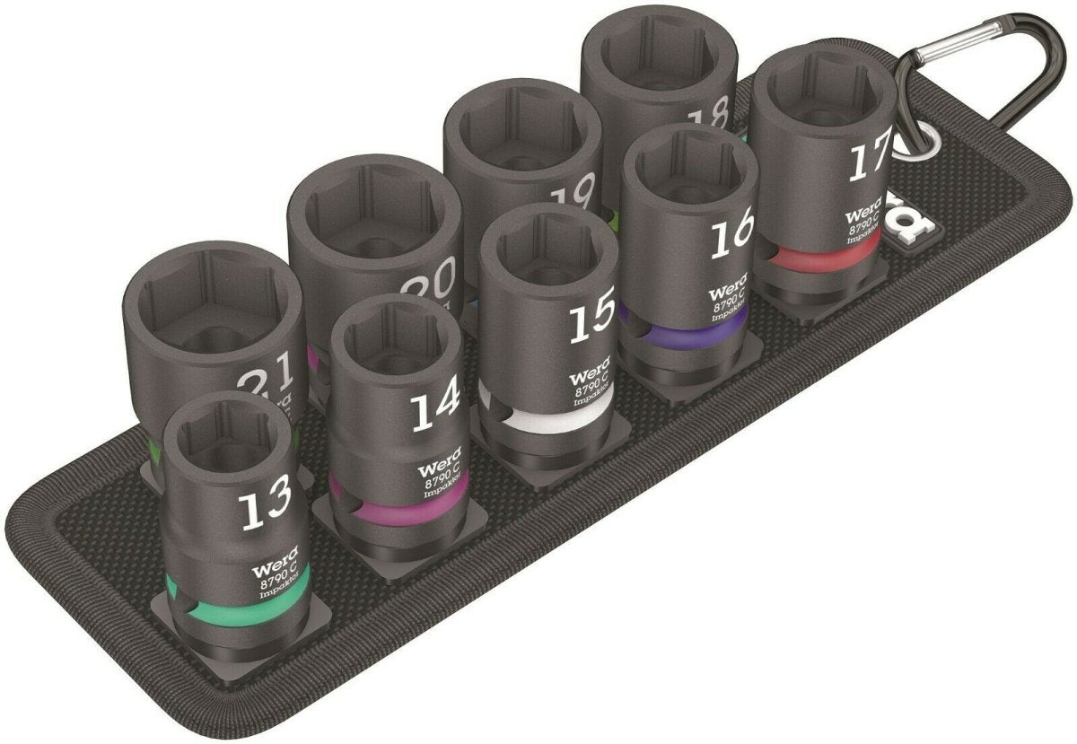 Wera 8790 Belt C Impaktor 1 Socket Set 1/2
