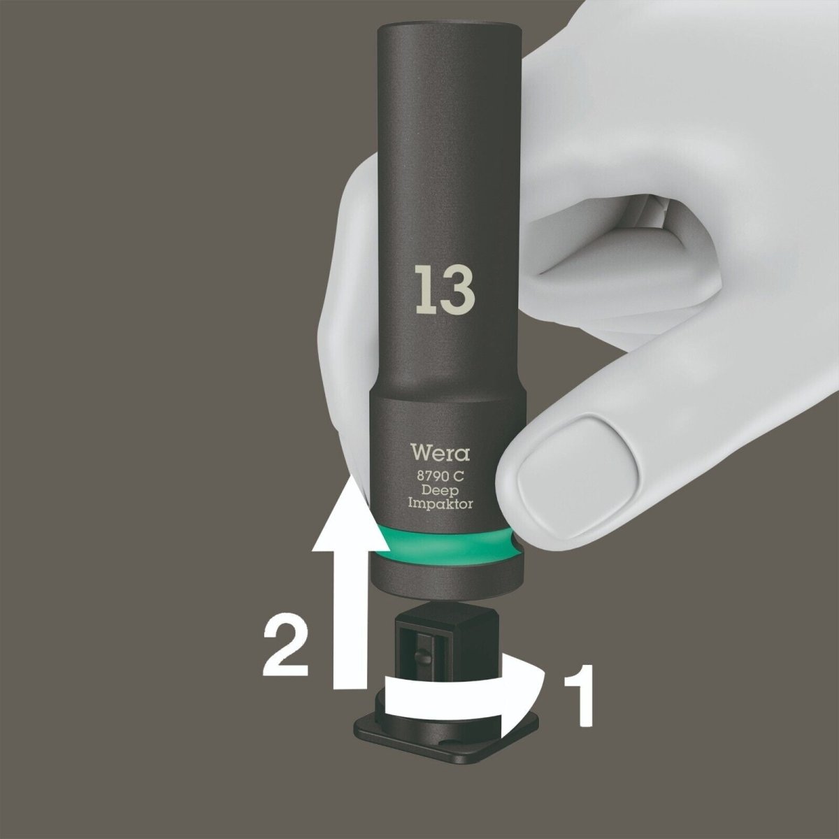 Wera 8790 C Impaktor Deep Set 1 Socket Set 1/2