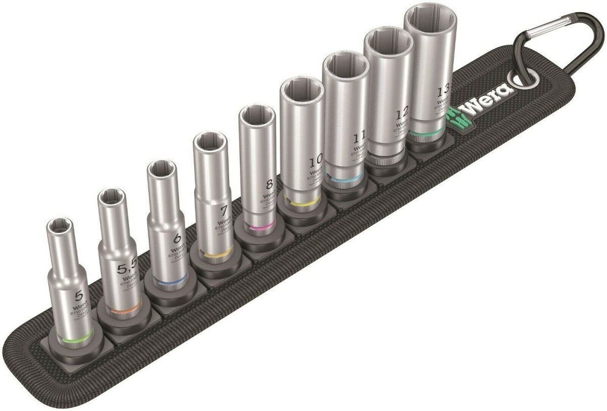 Wera 8790 HMA Belt A Deep 1 Socket Set 1/4