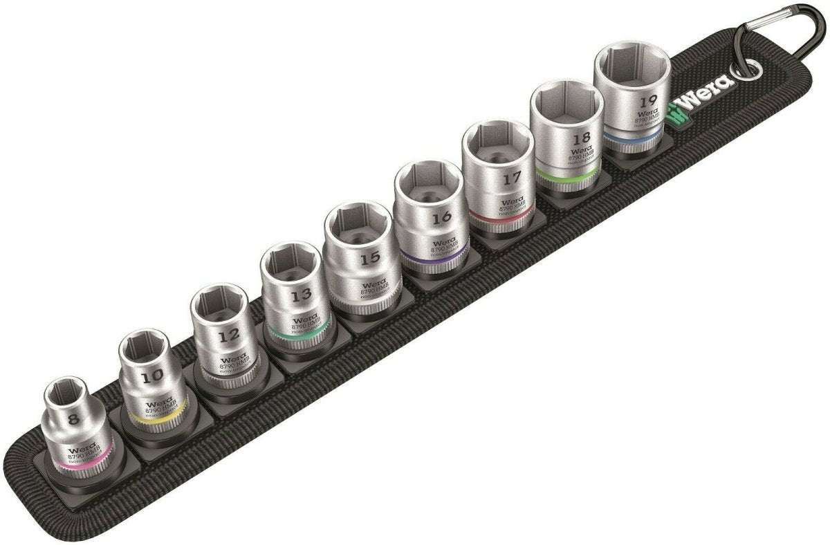 Wera 8790 HMB Belt B 4 Socket Set 3/8