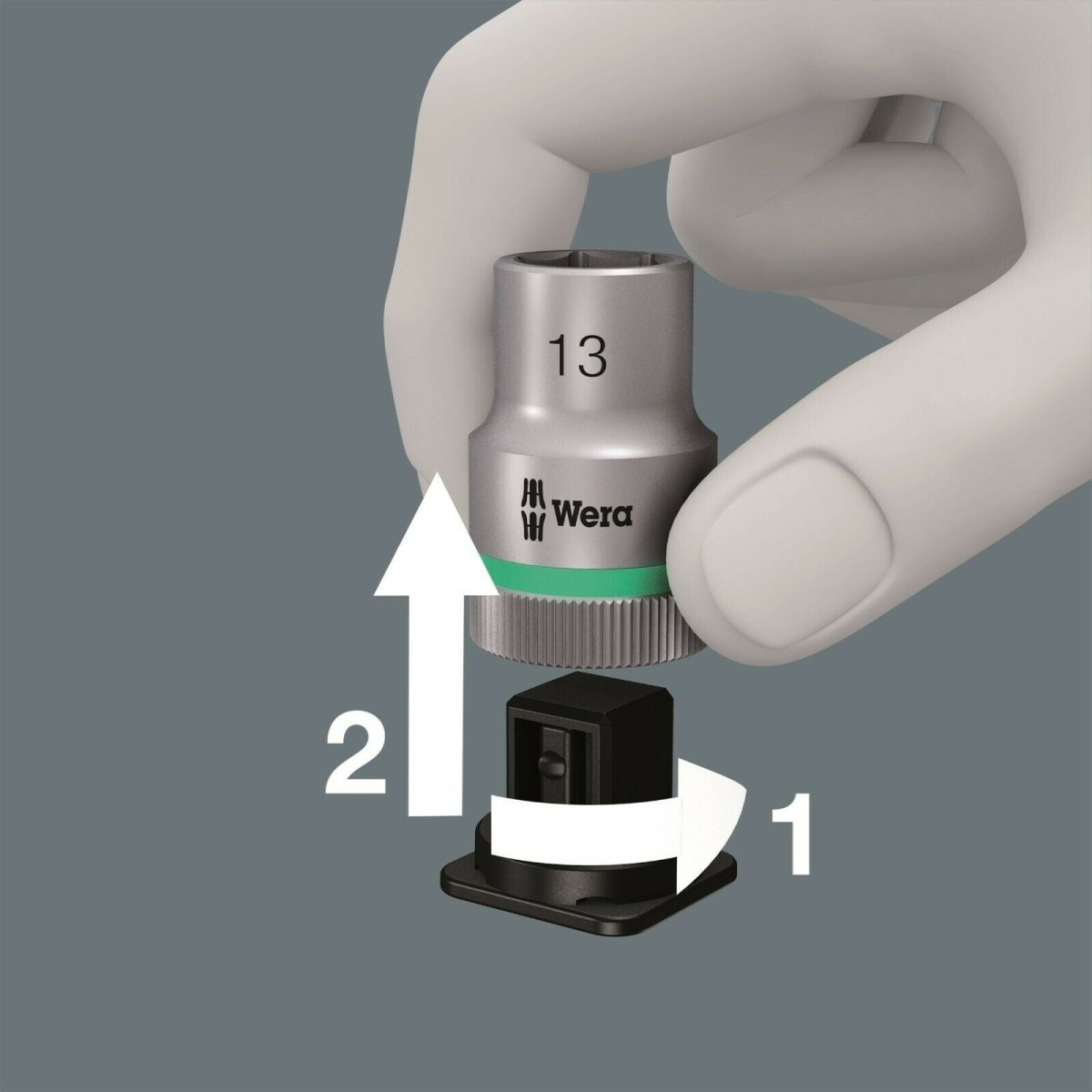 Wera 8790 HMB Belt B 4 Socket Set 3/8