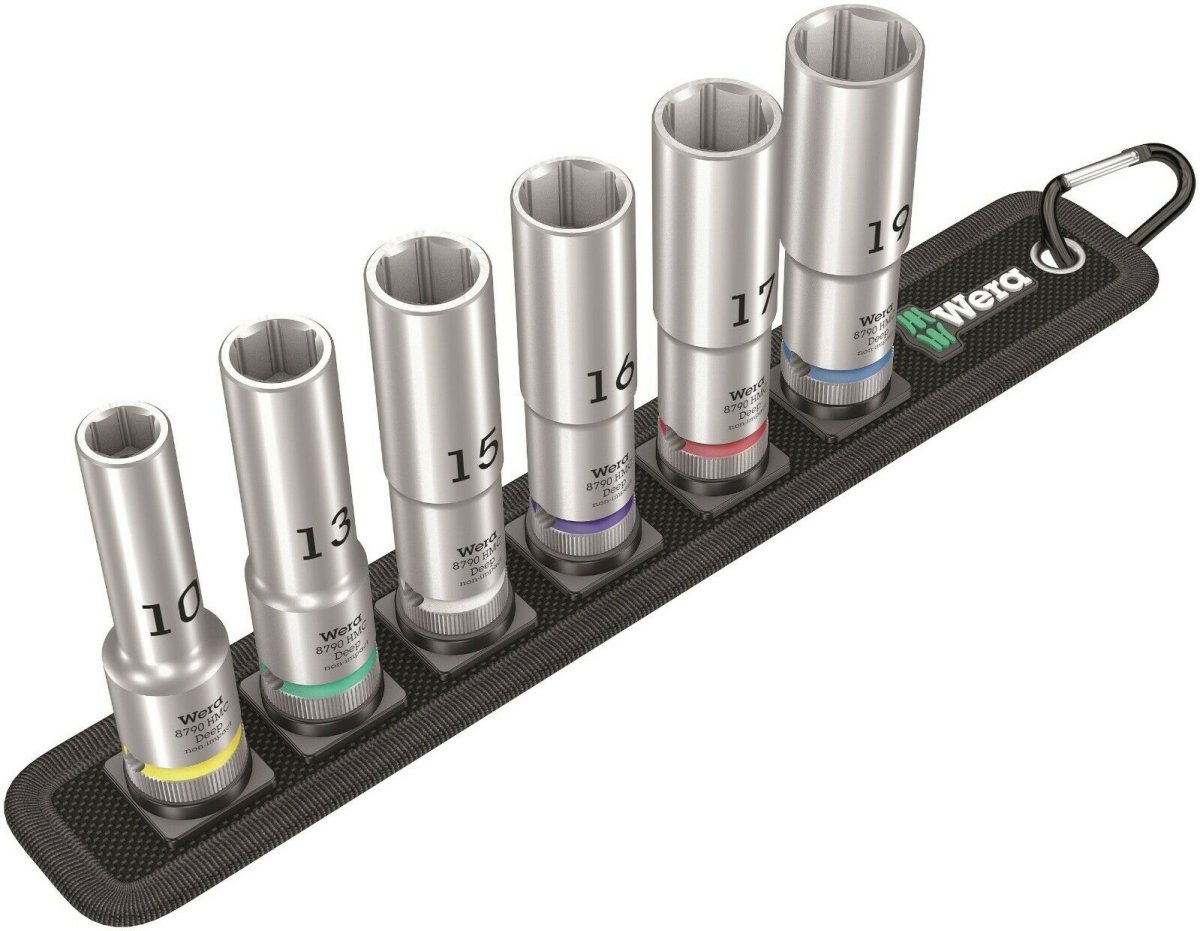 Wera 8790 HMC Belt C Deep 1 Socket Set 1/2