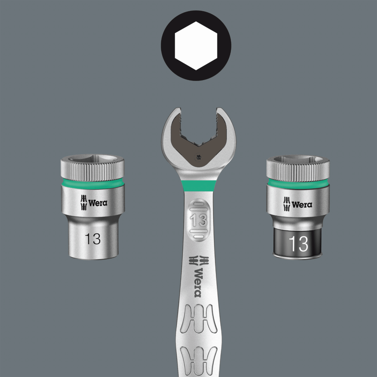 Wera 8790 HMC HF 1 Zyklop Socket Set 1/2