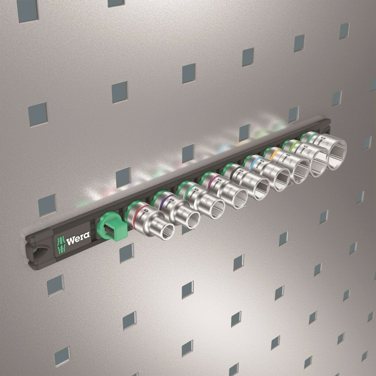 Wera C 1 Zyklop Magnetic Socket Rail Set 1/2