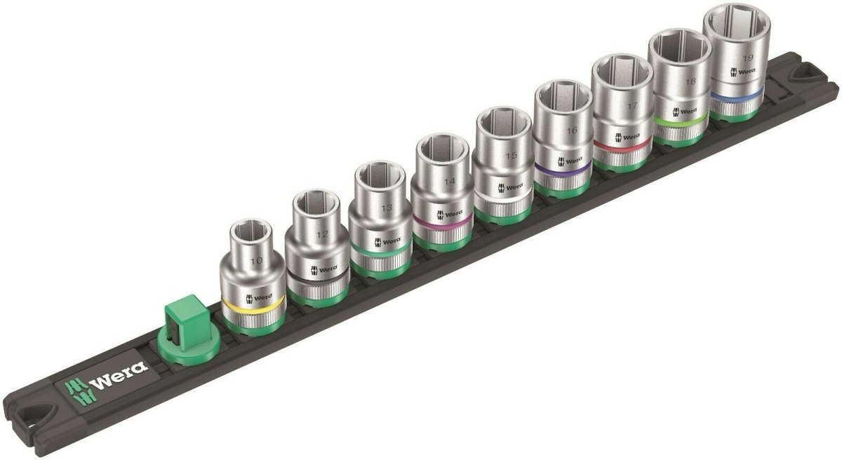 Wera C 4 Zyklop Magnetic Rail Socket Set 1/2