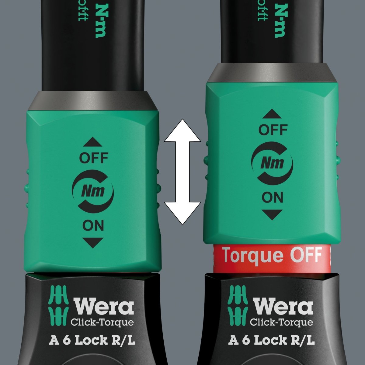 Wera Click-Torque Lock A 6 R/L Torque Wrench 2.5 -25 Nm 1/4
