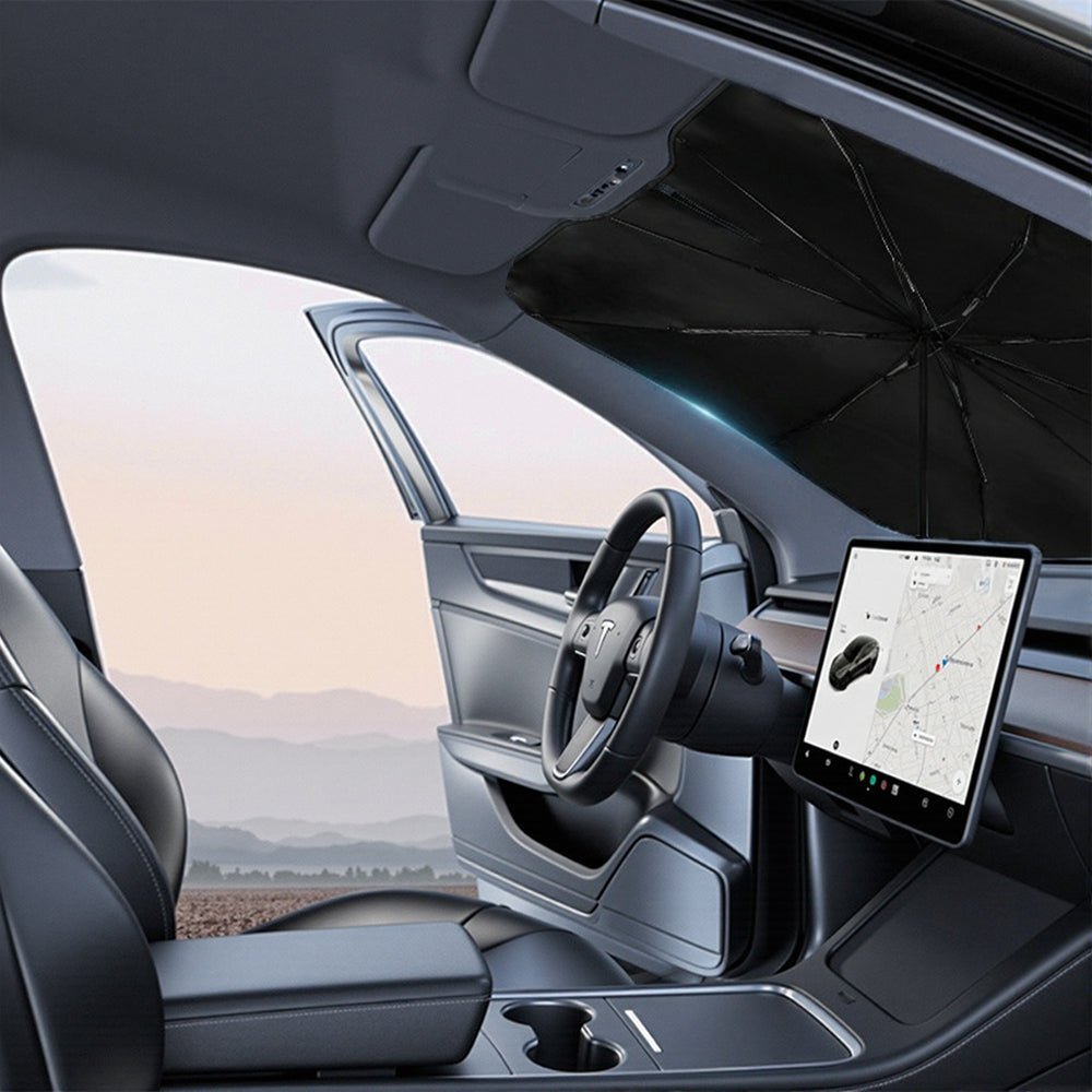 Windshield Sun Shade Umbrella for Tesla Model 3/Y/S/X