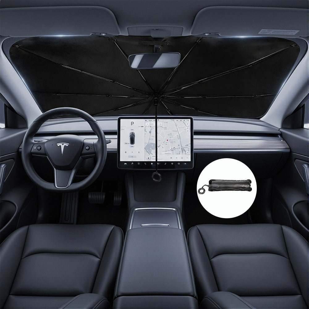 Windshield Sun Shade Umbrella for Tesla Model 3/Y/S/X