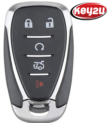 KEY2U Smart Remote Key Fob 433MHz ID46 Chip 5 Button for Chevrolet Camaro Cruze Malibu 2016-2020 FCCID: HYQ4EA P/N: 13508769(433MHz)