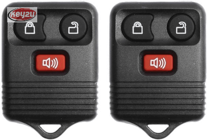 key2u, 2pcs. Ford Lincoln Mercury Key Fob, Keyless Entry Remote 3 Button OEM Compatible